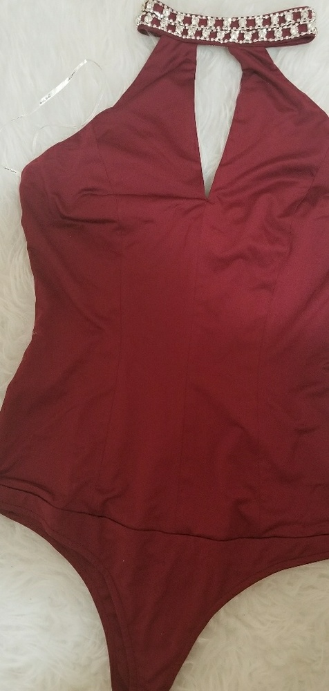 Red body suit